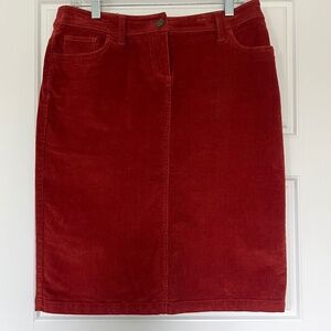 Midi Corduroy Fall Skirt